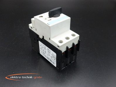 Siemens 3RV1021-0BA10 Leistungsschalter mit 3RV1901-1E Hilfsschalter