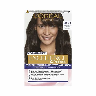 L'Oréal Professionnel Excellence Brunette tinte #400-true brown 192ml