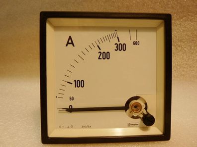 Crompton Amperemeter 0-600A 90x90mm