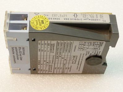 Tesch Zeitrelais E87.3x 21 110-127V UC