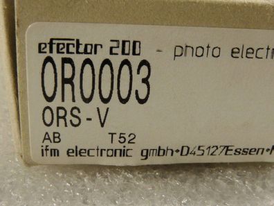 ifm 0R0003 Optischer Sensor ORS-V