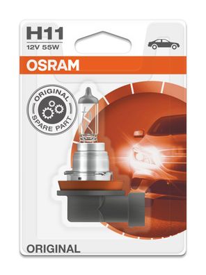 OSRAM H11 12v55w PGJ19-2 Einzelblister Scheinwerferlampe