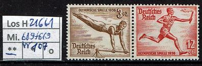 Los H21661: Deutsches Reich Mi. W 107 * *