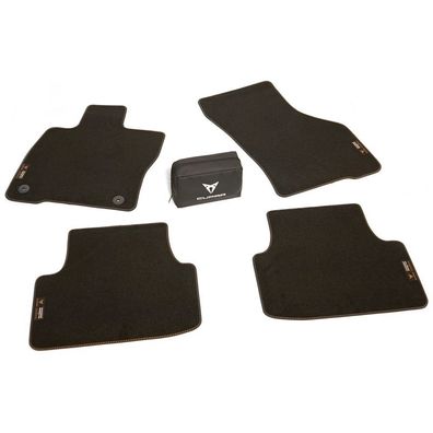 Original CUPRA Premium Velours Fußmatten Textilfußmatten Sicherheits-Kit 5FG087700Q