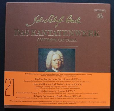 Telefunken 6.35363 EX - Das Kantatenwerk (Complete Cantatas) | BWV 80-83 | Vol.