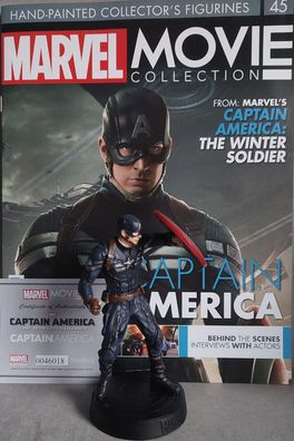 MARVEL MOVIE Collection #17 Captain America (The Winter Soldier) Figurine Eaglemoss