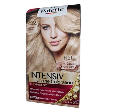 Poly Palette Haarfarbe 260 Sanftes Blond Natürliche Nude Töne mit Mikro Ölen