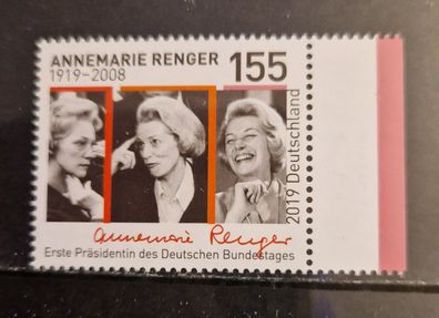 BRD - MiNr. 3499 - 100. Geburtstag von Annemarie Renger
