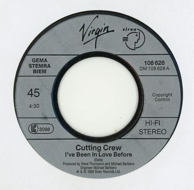 7" Cutting Crew - I´ve been in Love before ( Ohne Cover )