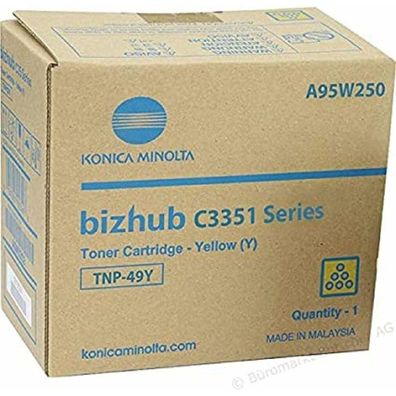 Konica Minolta Konica-Minolta KonicaMinolta Toner TNP-49 TNP49 Yellow Gelb (A95W250)