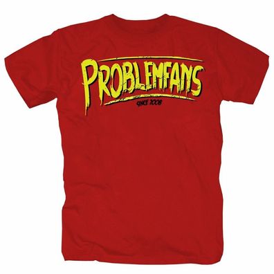 Problemfans "No Fight No Glory" Hooligan Ultra Kategorie C Hools Shirt S-XXL rot