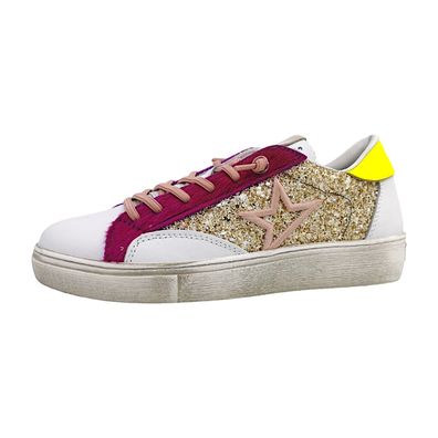 Cetti C1342SRA Weiß Napa Glitter/ White/ Platin