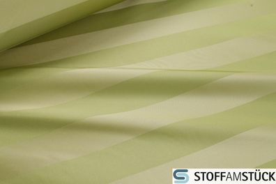 Stoff Polyester Taft Blockstreifen grün kiwi breit JAB Anstoetz 9-7688-030