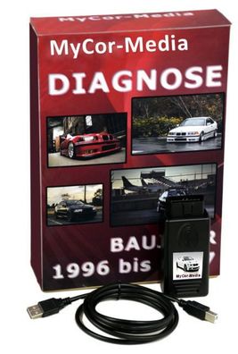 PASoft Diagnose USB OBD Scanner 1.4 für BMW E46 E39 E38 E83 E53 E85