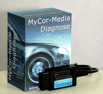 Diagnose Interface USB CAN Bus OBD2 Fehler Gerät auslesen PKW für Mercedes Benz