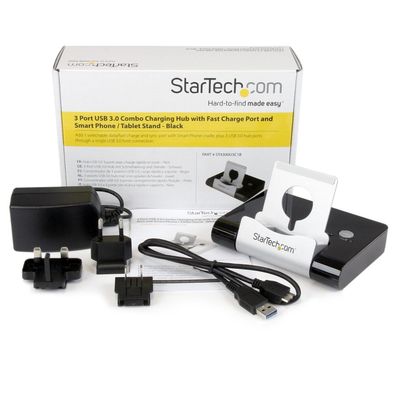 StarTech 3 Port USB 3.0 Hub für Laptops und Windows basierte Tablets