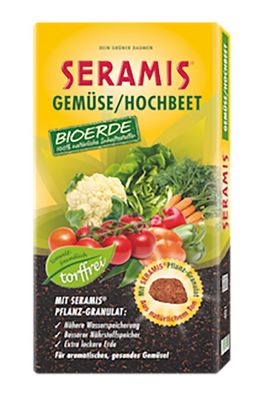 Seramis® Gemüse / Hochbeet Bioerde, 40 Liter