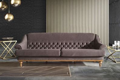 Modernes Wohnzimmer Sofa Polstercouchen Designer 3-Sitzer Textilsofas