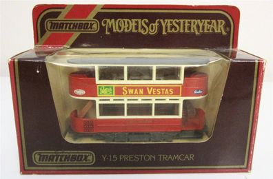 Matchbox Y-15 Preston Tram Car "Swan Vestas" (2794)