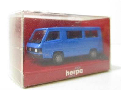 Spur H0 1/87 Herpa 4092 Mercedes-Benz 100 Bus blau (01 92)
