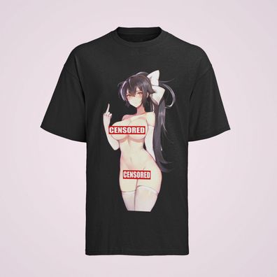 Bio Baumwolle Herren T-Shirt Sweet Anime Girl Takao - Azur Lane