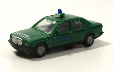 Spur H0 Herpa PKW Mercedes Benz 190 E Polizei (07/57C)