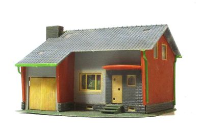 Spur H0 Fertigmodell (3) Wohnhaus/ Siedlungshaus (H0-0083E)