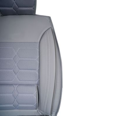 Universal Sitzbezüge Nebraska Komplettset - Farbe: : Grau