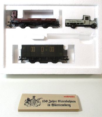 Spur H0 Märklin 4509 Wagen-Set Bauzug "Leonhard Weiss" DR 3tlg. OVP (1909E)