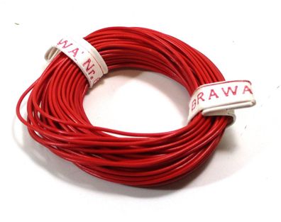 Kabel / Litze rot 10m 0,14mm² - verschiedene Marken (0,08€/ m) (Z122)