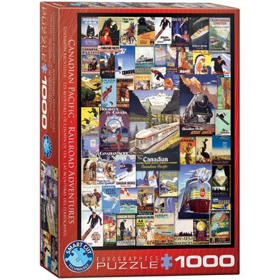 Eurographics Puzzle Eisenbahnabenteuer 1000 Teile - NEU