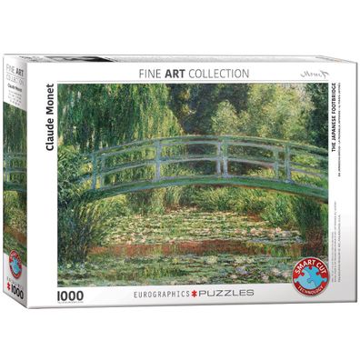 Eurographics Puzzle Japanische Brücke von Claude Monet 1000 Teile - NEU