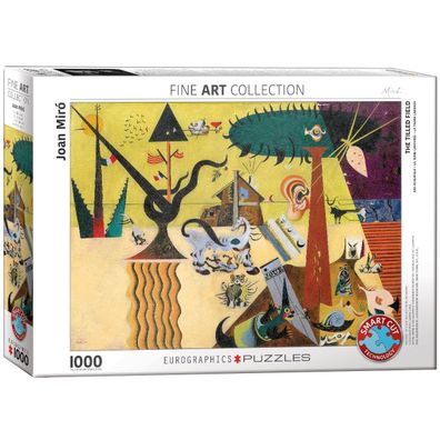Eurographics Puzzle Das Ackerfeld von Joan Miró 1000 Teile - NEU