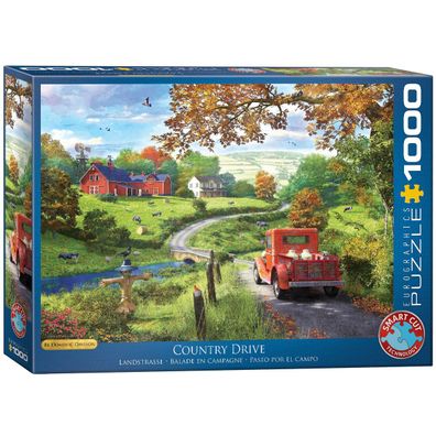 Eurographics Puzzle Die Landstraße von Dominic Davison 1000 Teile - NEU