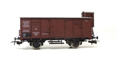 Piko H0 5/6438/015 gedeckter Güterwagen mit Bremserhaus 17082 OVP (813G)
