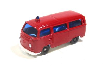 Wiking H0 1/87 (2) VW T2 Bus Feuerwehr rot ohne OVP