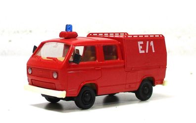 Modellauto H0 LKW Roco VW Transporter Pritsche Doka Feuerwehr