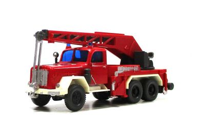 Modellauto H0 LKW Wiking (2) Magirus Bergekran Feuerwehr