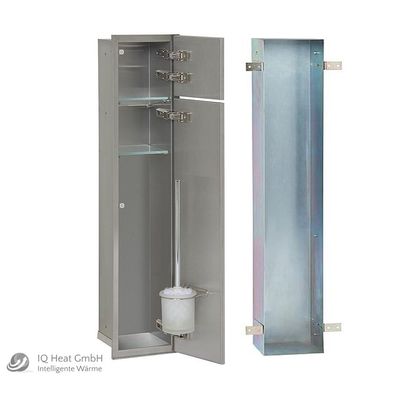 WC Wandcontainer befliesbar rechts WC Einbauschrank Einbaurahmen Unterputz