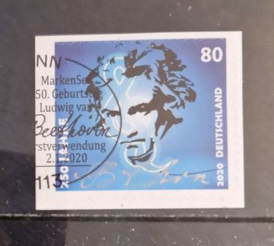 BRD - MiNr. 3520 - 250. Geburtstag von Ludwig van Beethoven - gestempelt - sk