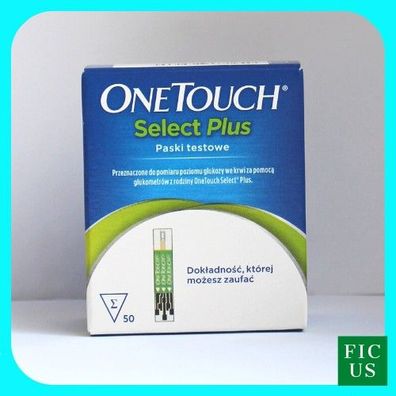 One Touch Select Plus x 50 Blutzuckerteststreifen NEU/ OVP Verw. bis: 05/2025