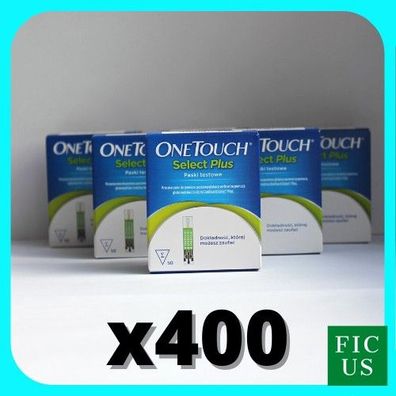 One Touch Select Plus x400 Blutzuckerteststreifen NEU/ OVP Verw. bis: 05/2025