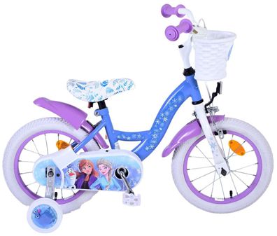 14 Zoll Kinder Mädchen Fahrrad Rad Frozen 2 Eiskönigin Elsa Mädchenfahrrad Bike