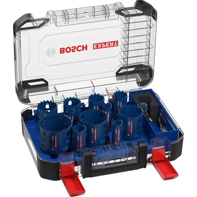Bosch Lochsäge ToughMaterial-Set 13tlg 2608900448 Bi-Metall Carbide Bohrer