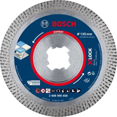 Bosch X-LOCK DIA TS HardCeramic Trennscheibe 125x22.23x1.6x10 EXPERT 2608900658
