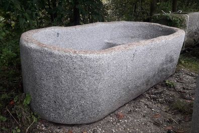 Badewanne aus Granit, Granitbrunnen, Granitwassergrand, Granitbecken, Granittrog
