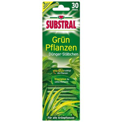 Substral® vita + plus Grünpflanzen Dünger-Stäbchen 30 Stück