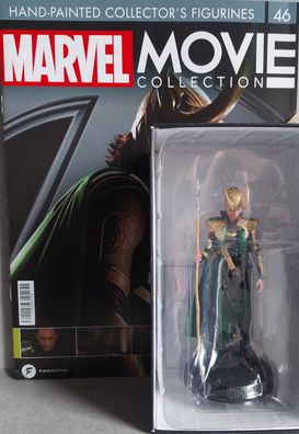 MARVEL MOVIE Collection #46 Marvel Loki Figurine Eaglemoss englisches Magazin OVP NEU
