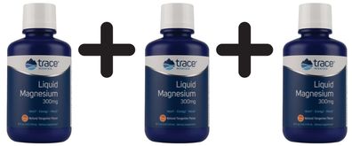 3 x Liquid Magnesium, 300mg - 473 ml.