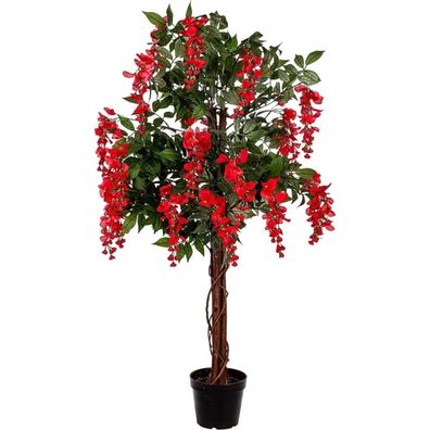 Plantasia® Kunstpflanze Künstlicher Wisteria Goldregen Zimmerpflanze Kunstbaum